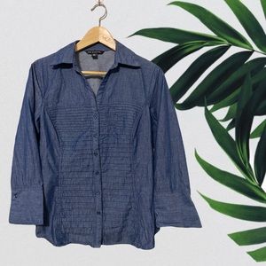 Zac & Rachel Denim Style Button Down Shirt